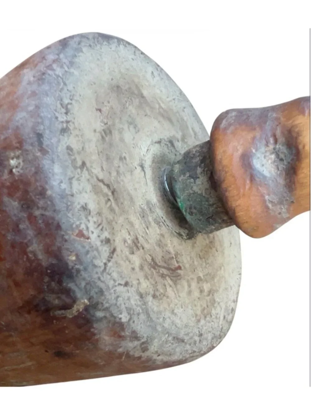 Antique Hardwood Rolling Pin Raised U 30